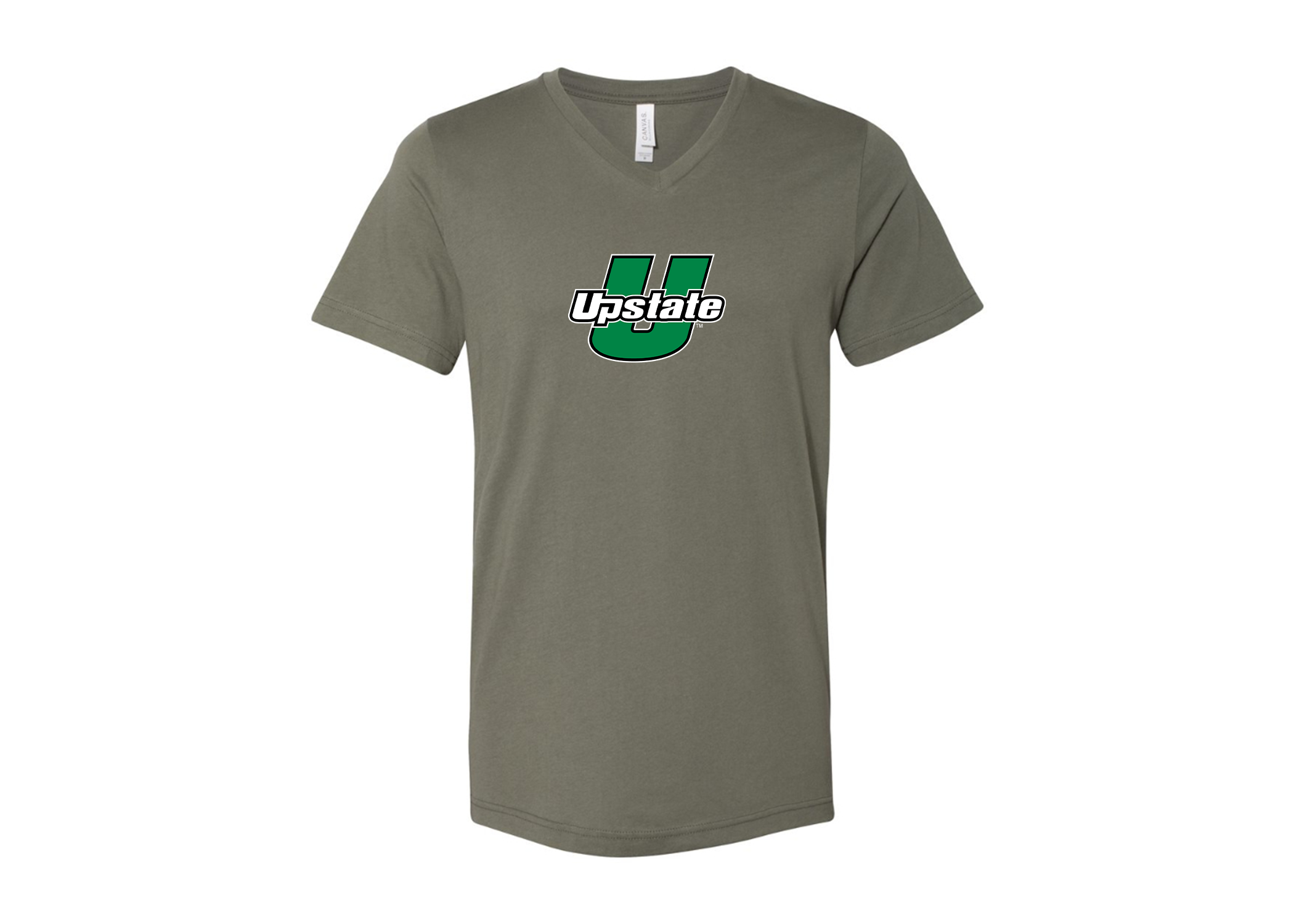 USC Upstate Spartans BELLA  CANVAS - Jersey V-Neck T-Shirt