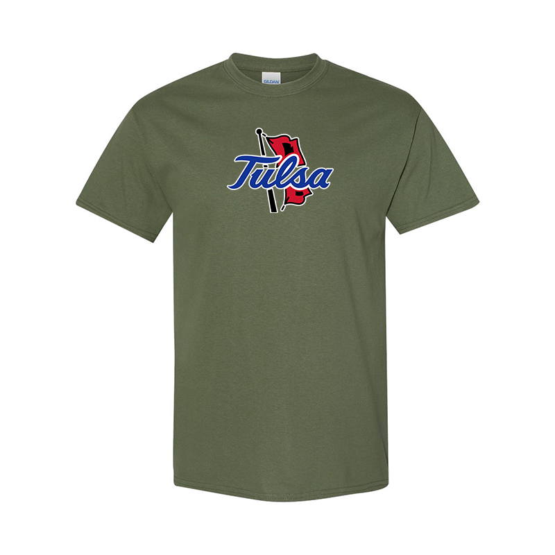 Men's Tulsa Golden Hurricane Gildan Heavy Cotton T-Shirt
