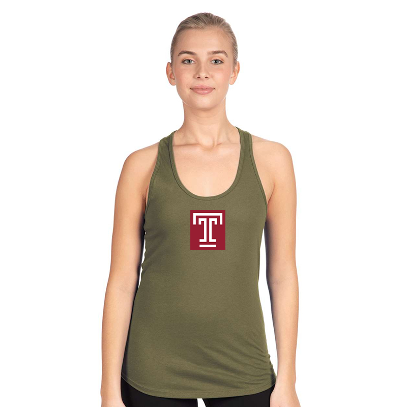 Women's Temple Owls Next Level Ideal Racerback Tank