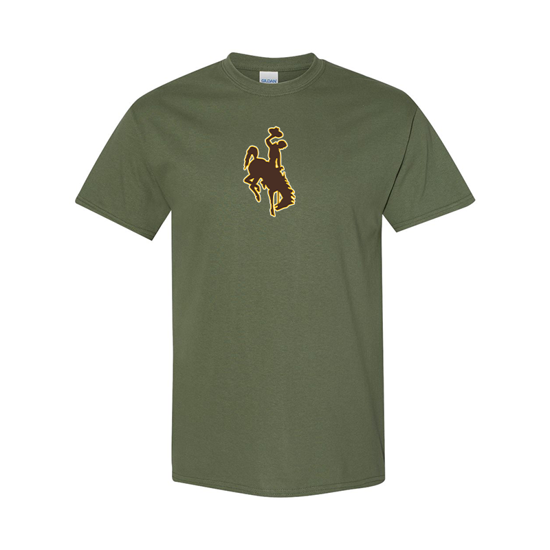 Men's  Wyoming Cowboys Gildan Heavy Cotton T-Shirt