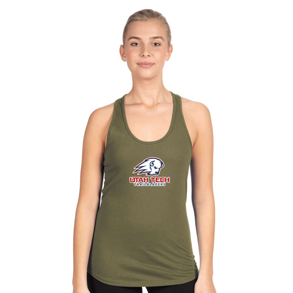 Women's Utah Tech Trailblazers Next Level Ideal Racerback Tank