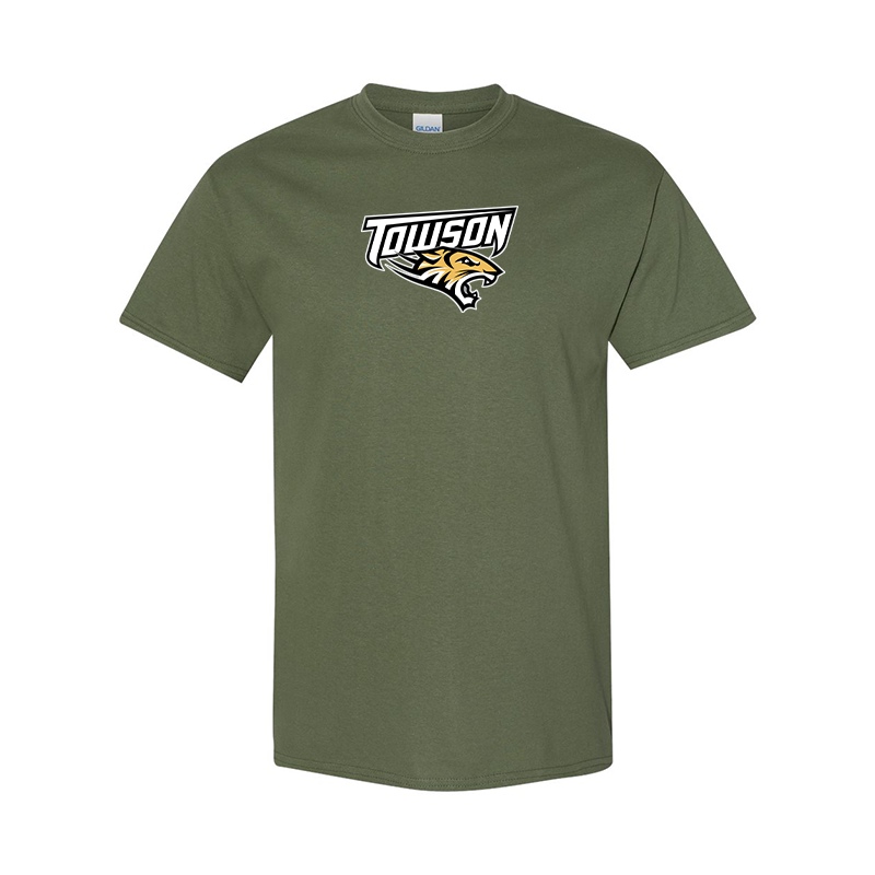 Men's Towson Tigers Gildan Heavy Cotton T-Shirt