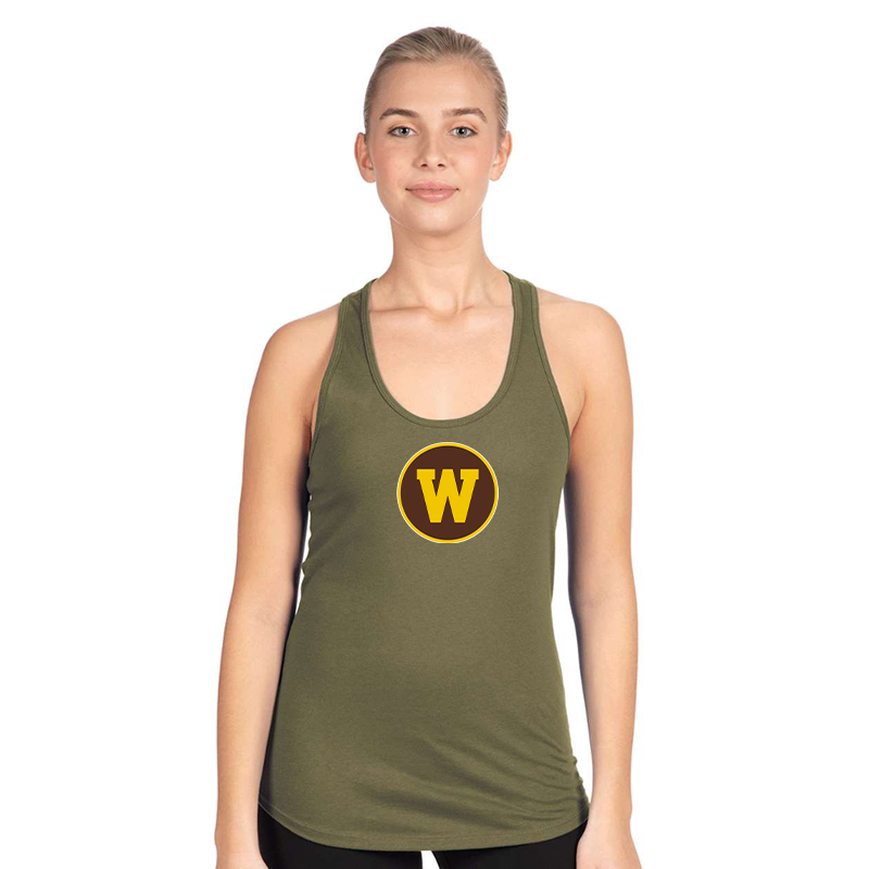 Women's   Western Michigan Broncos Next Level Ideal Racerback Tank