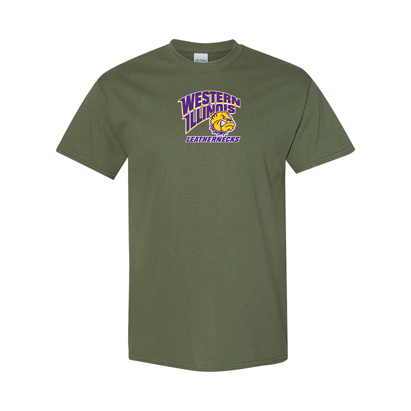 Men's Western Illinois Leathernecks Gildan Heavy Cotton T-Shirt