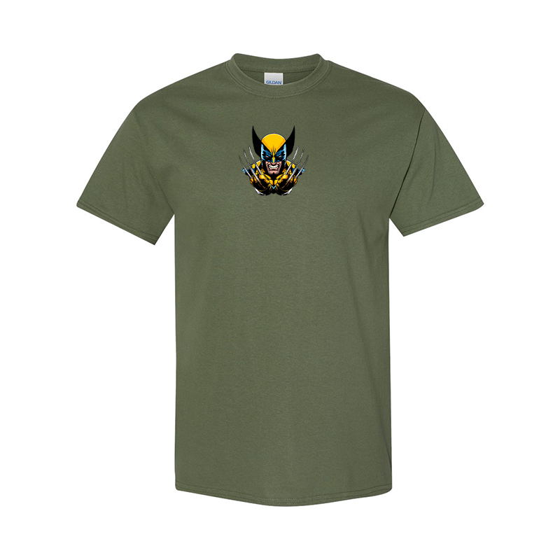 Men's  Wolverine 2025 Art  Gildan Heavy Cotton T-Shirt