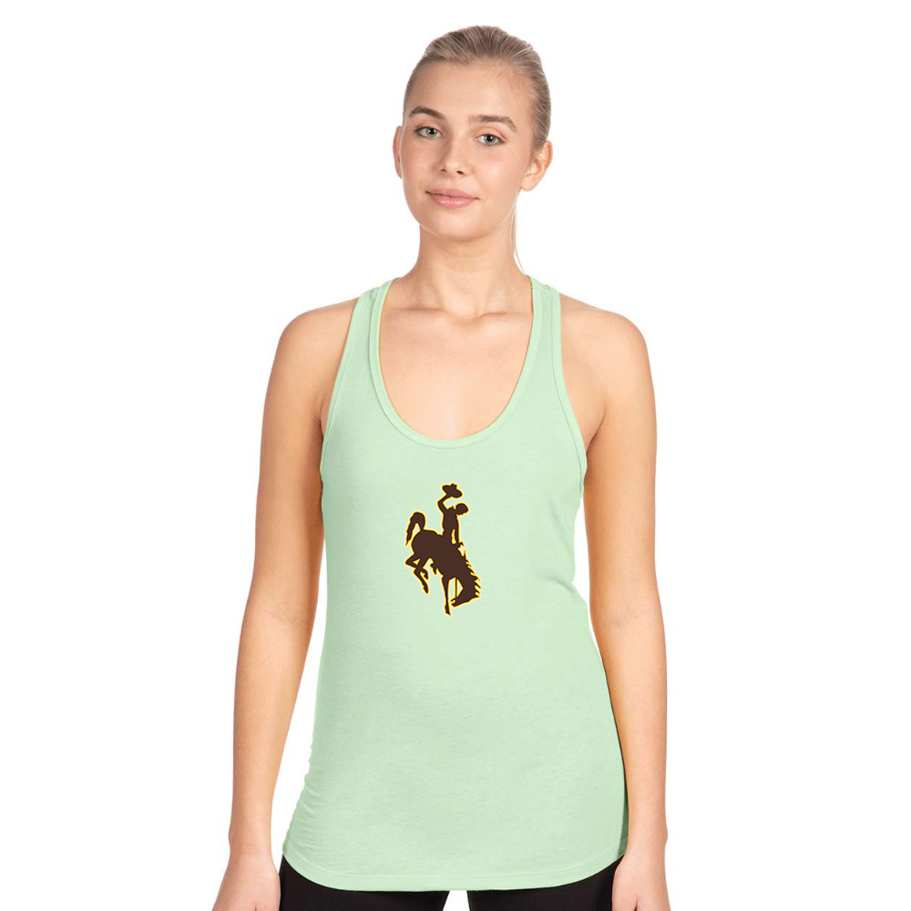 Women's  Wyoming Cowboys Next Level Ideal Racerback Tank