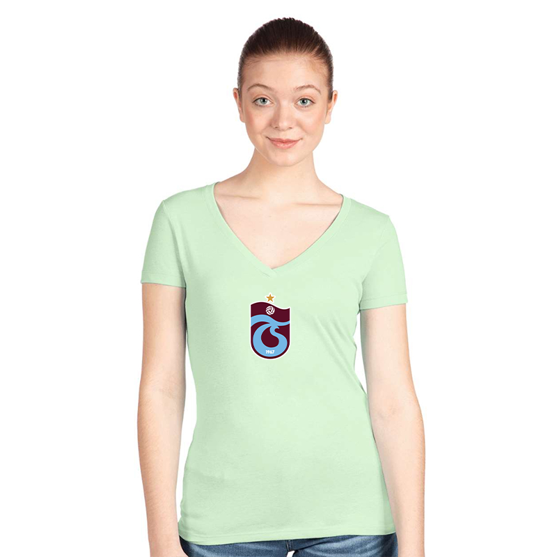 Women's Trabzonspor Soccer  Next Level V-Neck T-Shirt