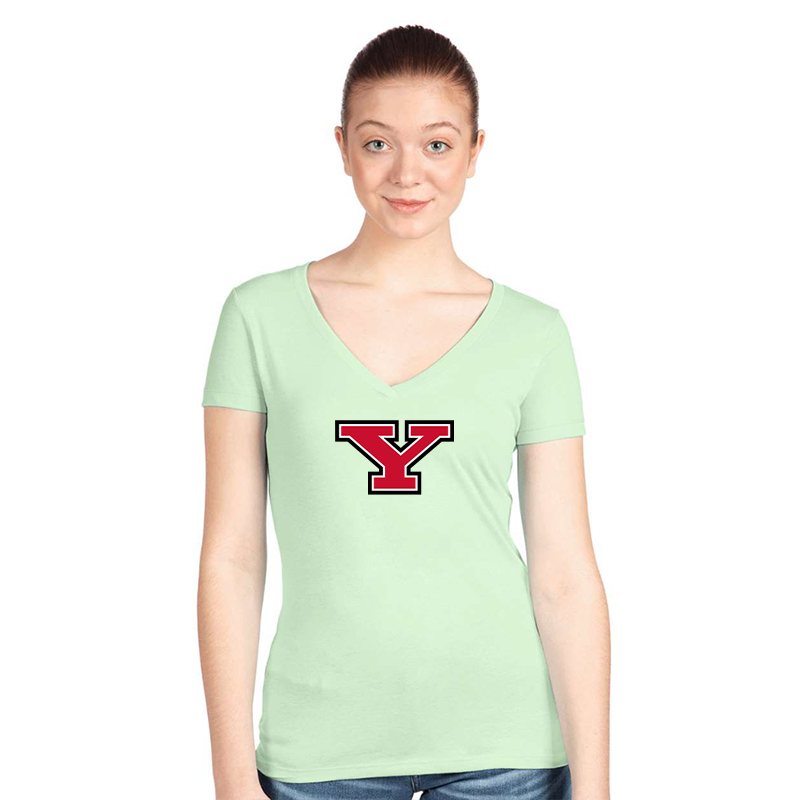 Women's Youngstown State Penguins Next Level V-Neck T-Shirt