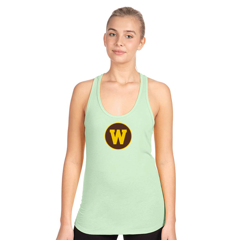 Women's  Western Michigan Broncos Next Level Ideal Racerback Tank