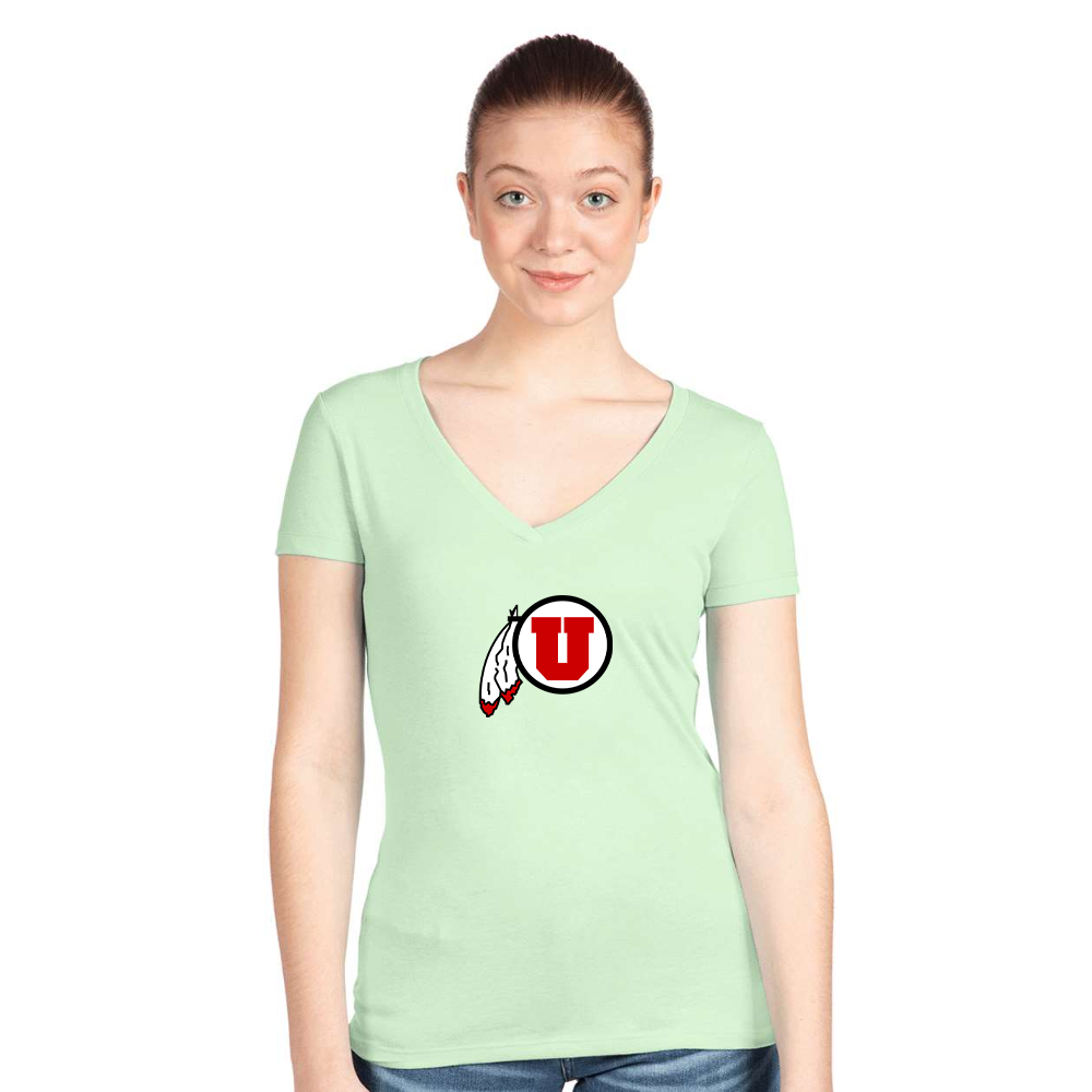 Women's Utah Utes Next Level V-Neck T-Shirt