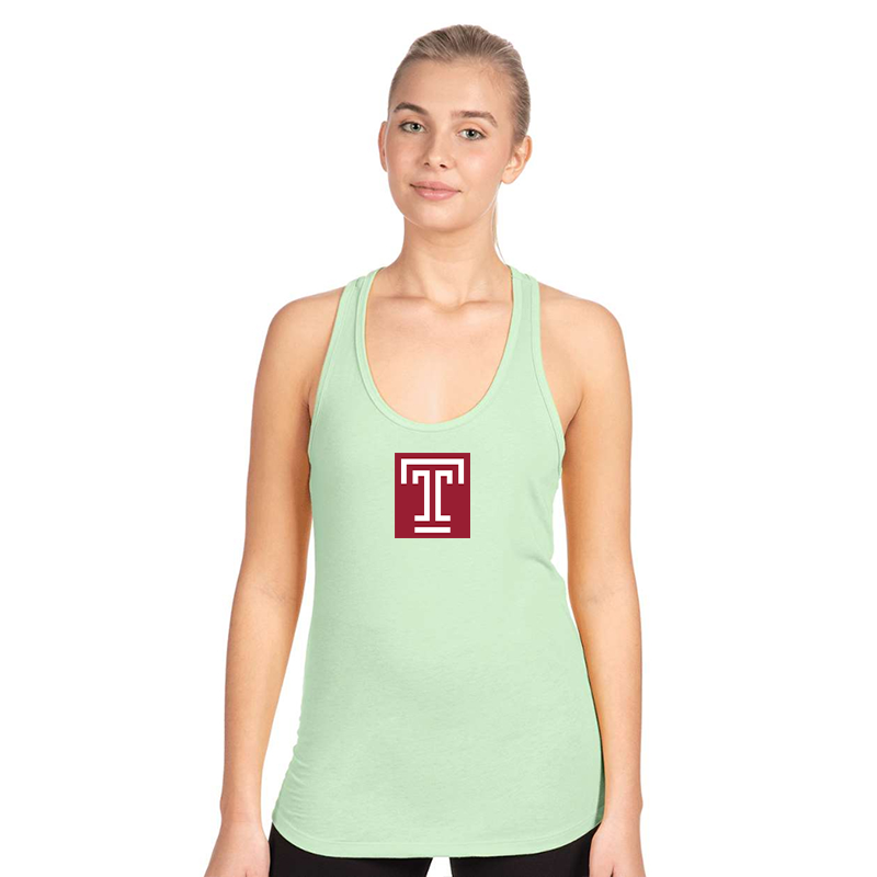 Women's Temple Owls Next Level Ideal Racerback Tank