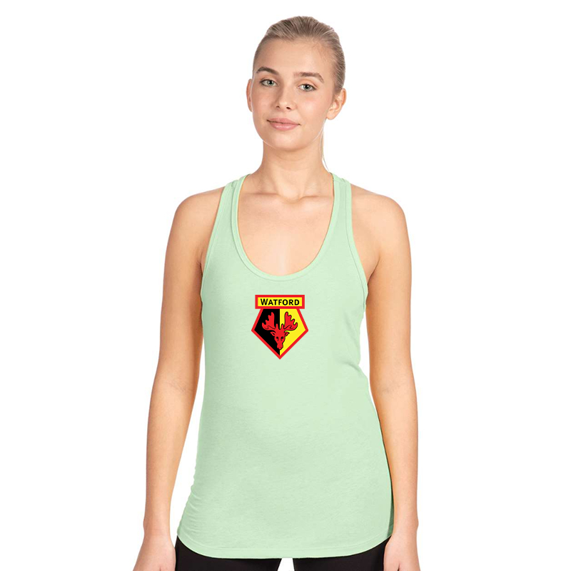 Women's Watford Soccer Next Level Ideal Racerback Tank