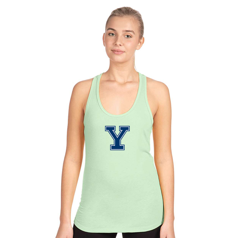Women's Yale Bulldogs Next Level Ideal Racerback Tank