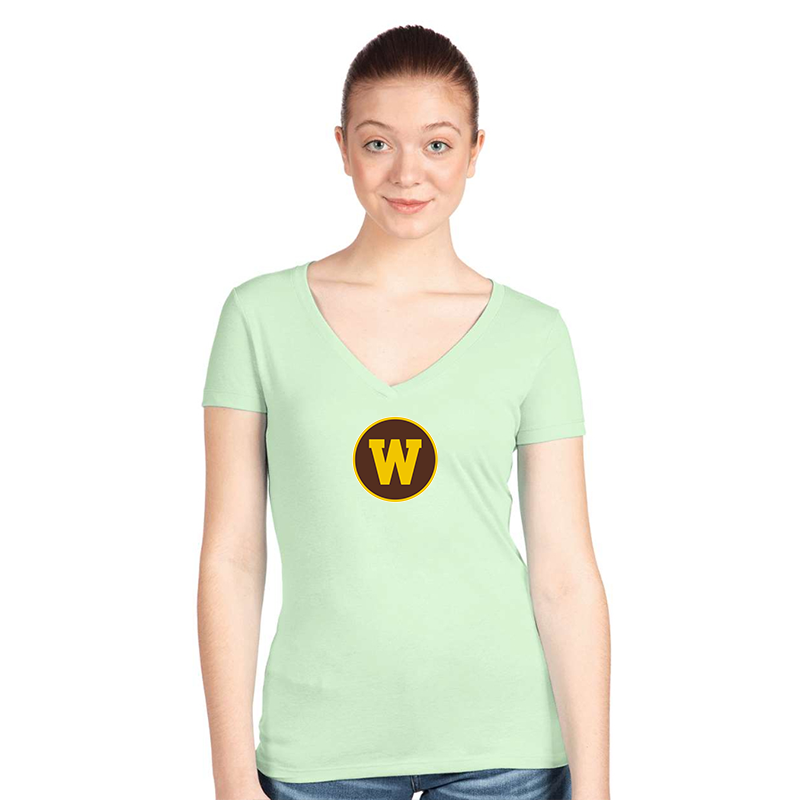 Women's  Western Michigan Broncos Next Level V-Neck T-Shirt