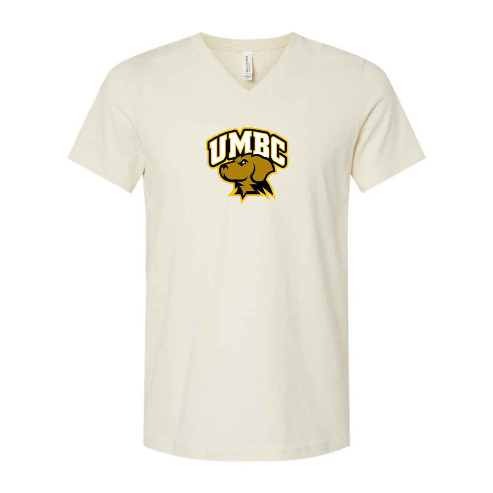 UMBC Retrievers BELLA  CANVAS - Jersey V-Neck T-Shirt