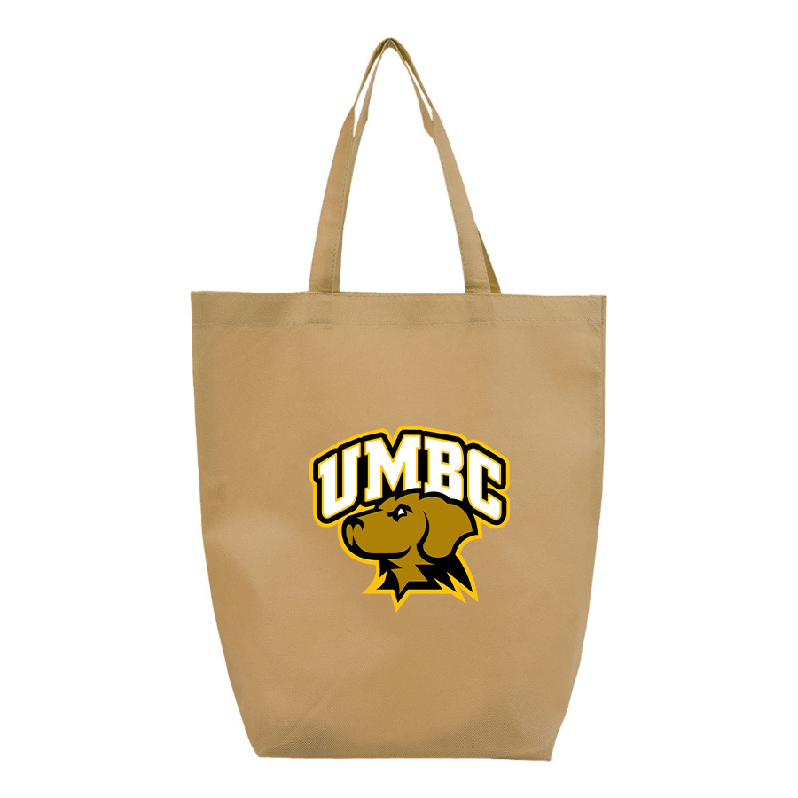 UMBC Retrievers Q-Tees Non-Woven Gusset Bottom Tote
