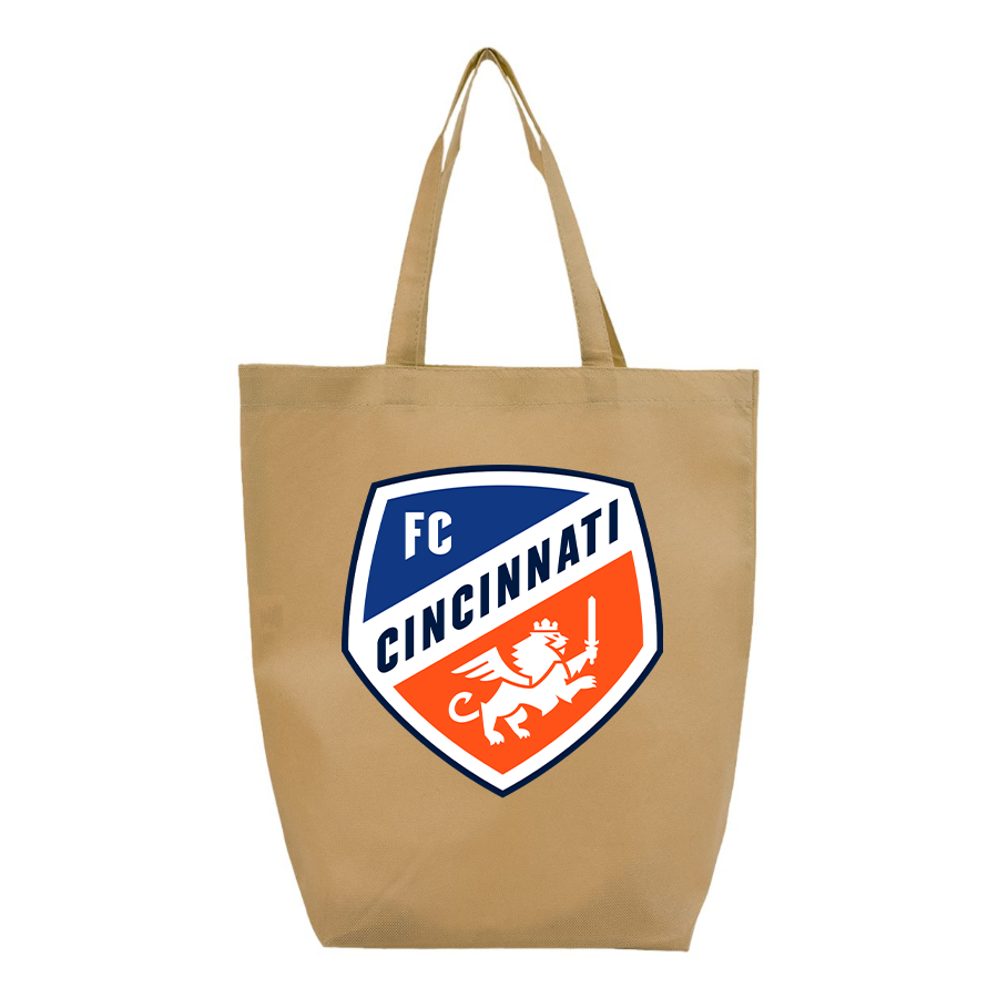 FC Cincinnati Q-Tees Non-Woven Gusset Bottom Tote