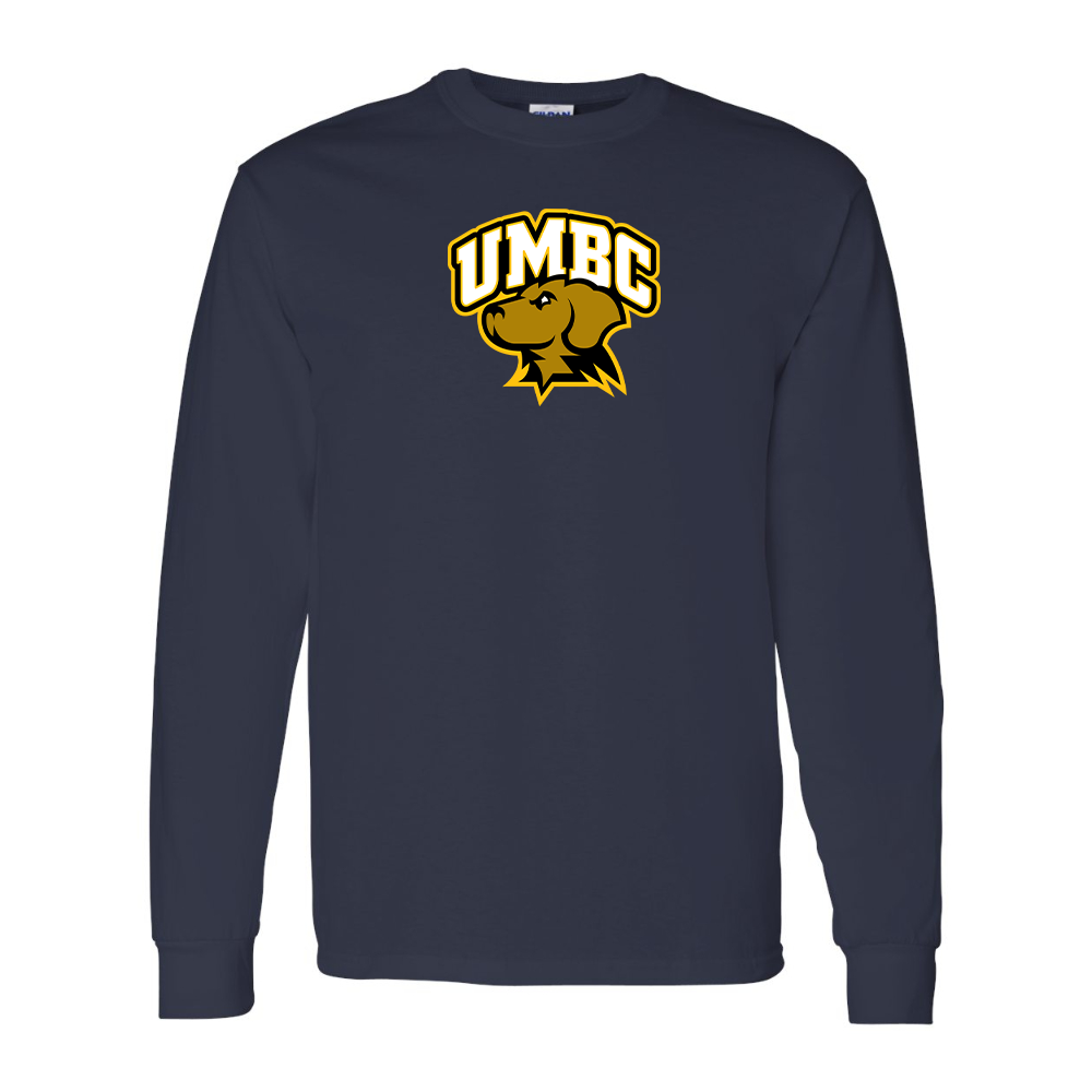 Men's  UMBC Retrievers Gildan Heavy Cotton Long Sleeve T-Shirt