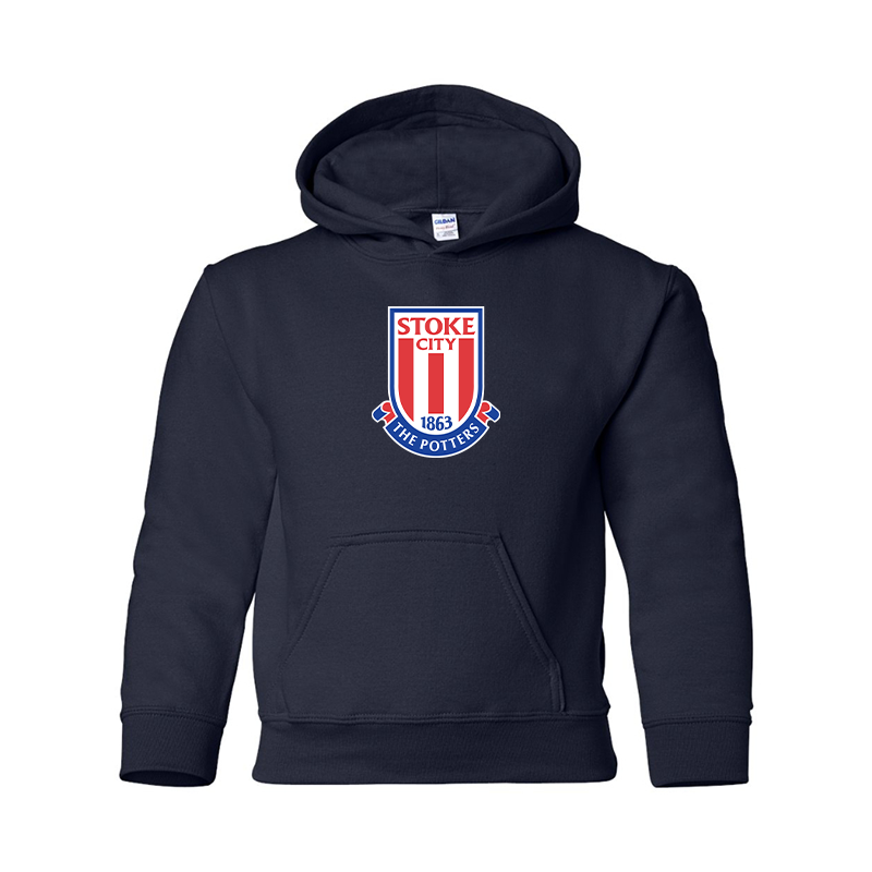 Youth Stoke City Soccer  Gildan Heavy Blend  Hooded Sweatshirt