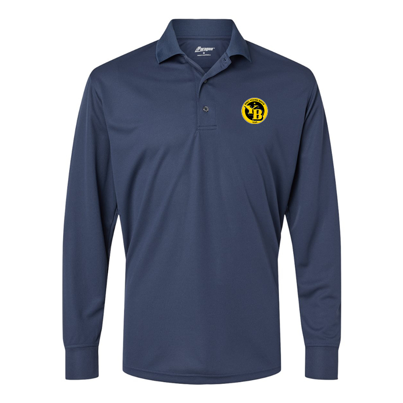 Men's  Young Boys Soccer  Paragon Prescott Long Sleeve Polo