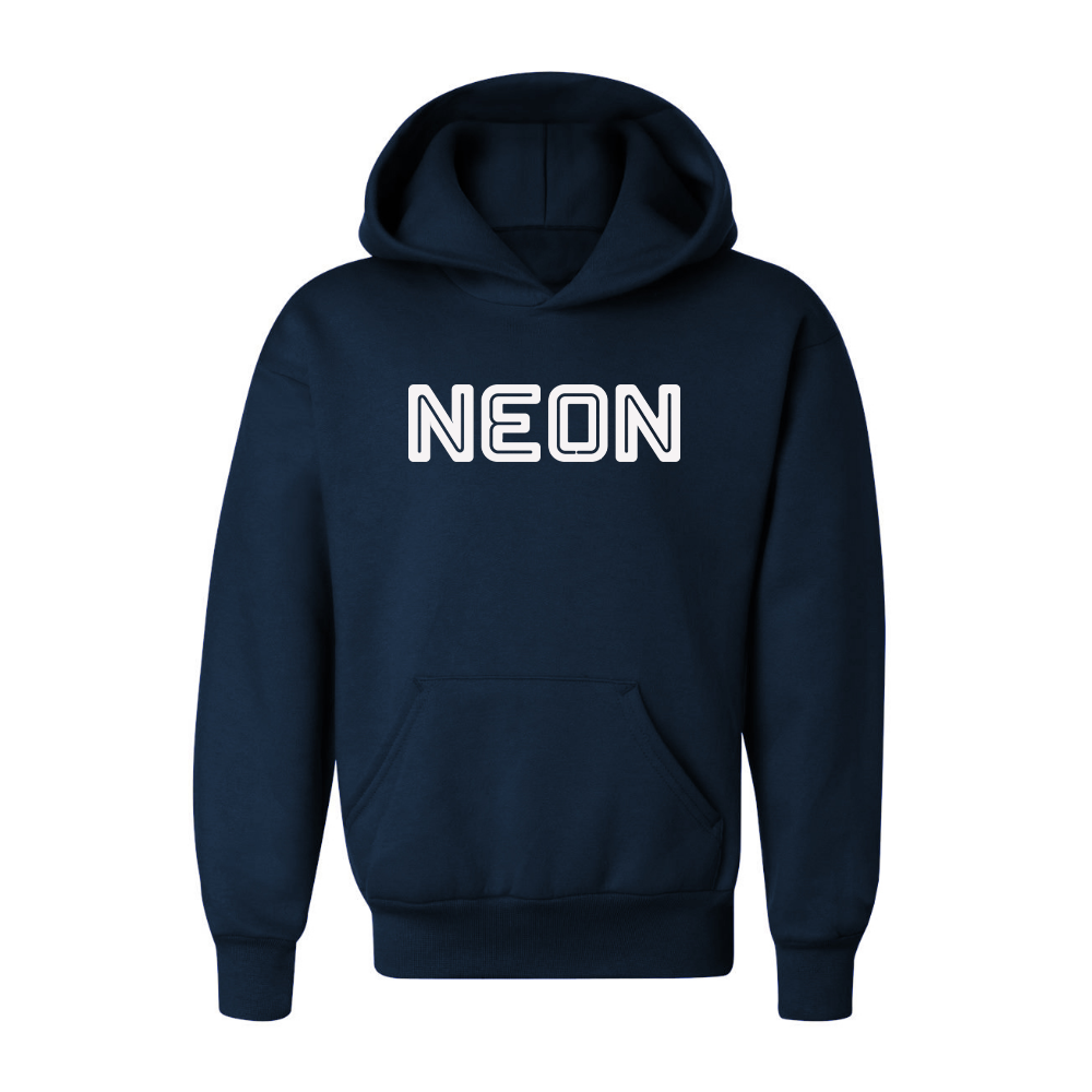 Youth Neon Logo Pullover Hoodie
