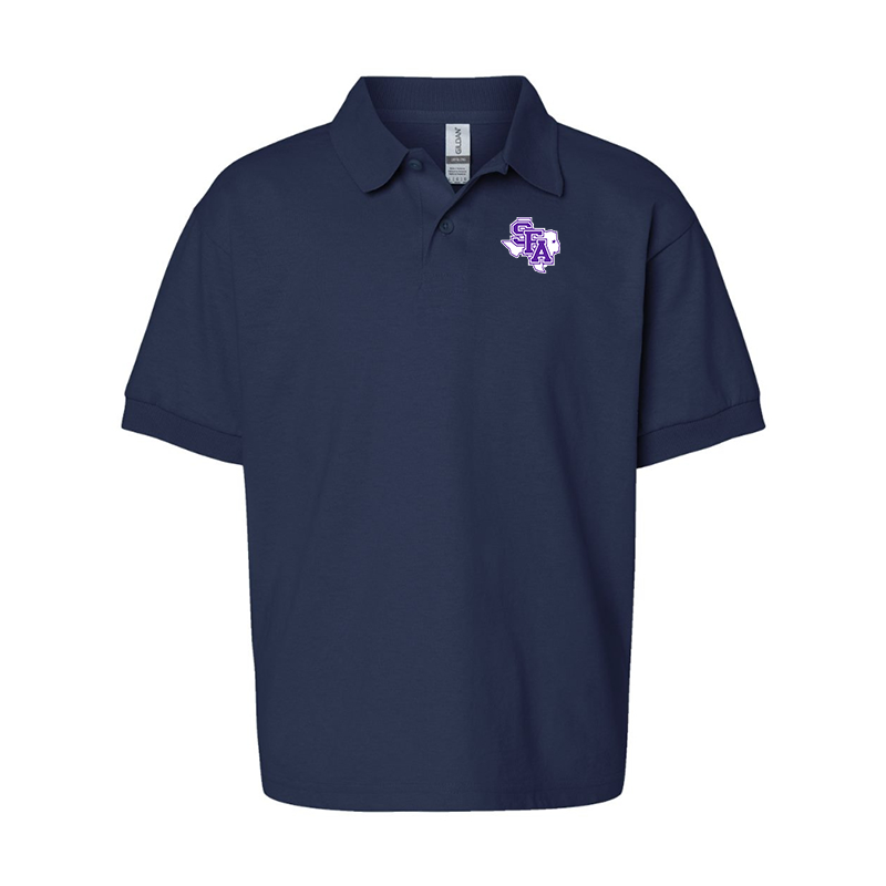 Youth Stephen F. Austin Lumberjacks Gildan Dry Blend Jersey Polo