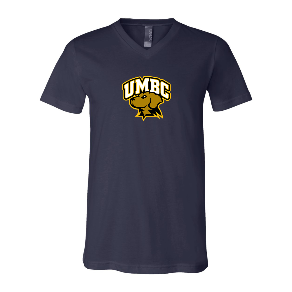 UMBC Retrievers BELLA  CANVAS - Jersey V-Neck T-Shirt