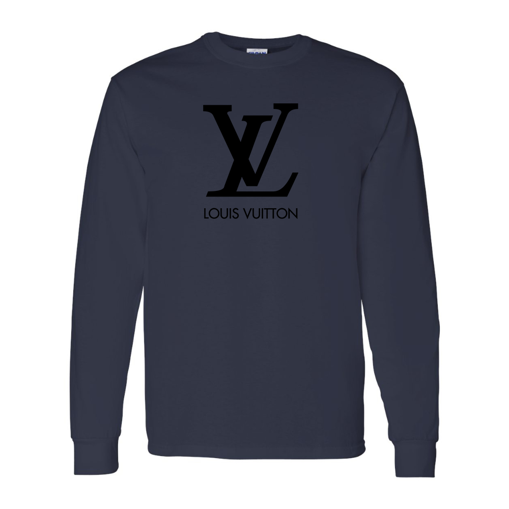 Men's Louis Vuitton Cotton Long Sleeve T-Shirt