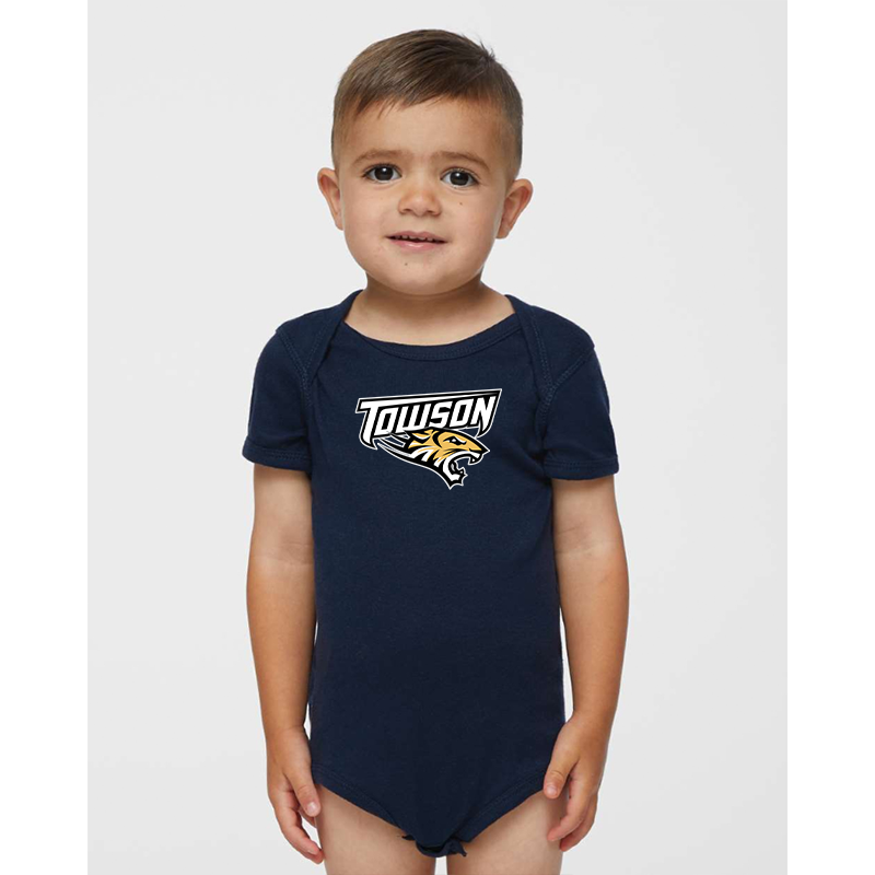 Towson Tigers Rabbit Skins Infant Baby Rib Bodysuit