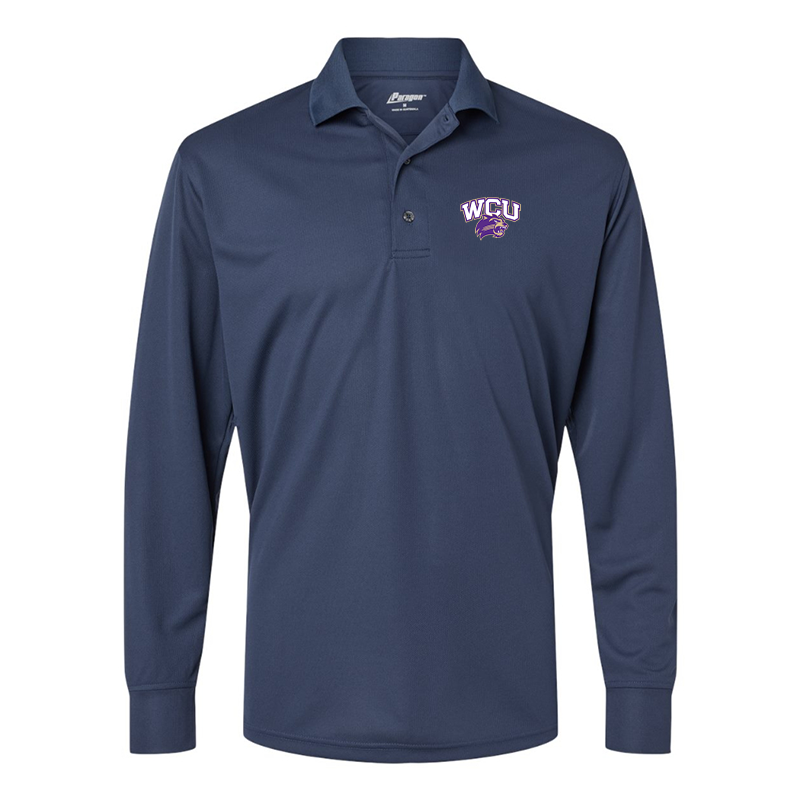 Men's Western Carolina Catamounts  Paragon Prescott Long Sleeve Polo