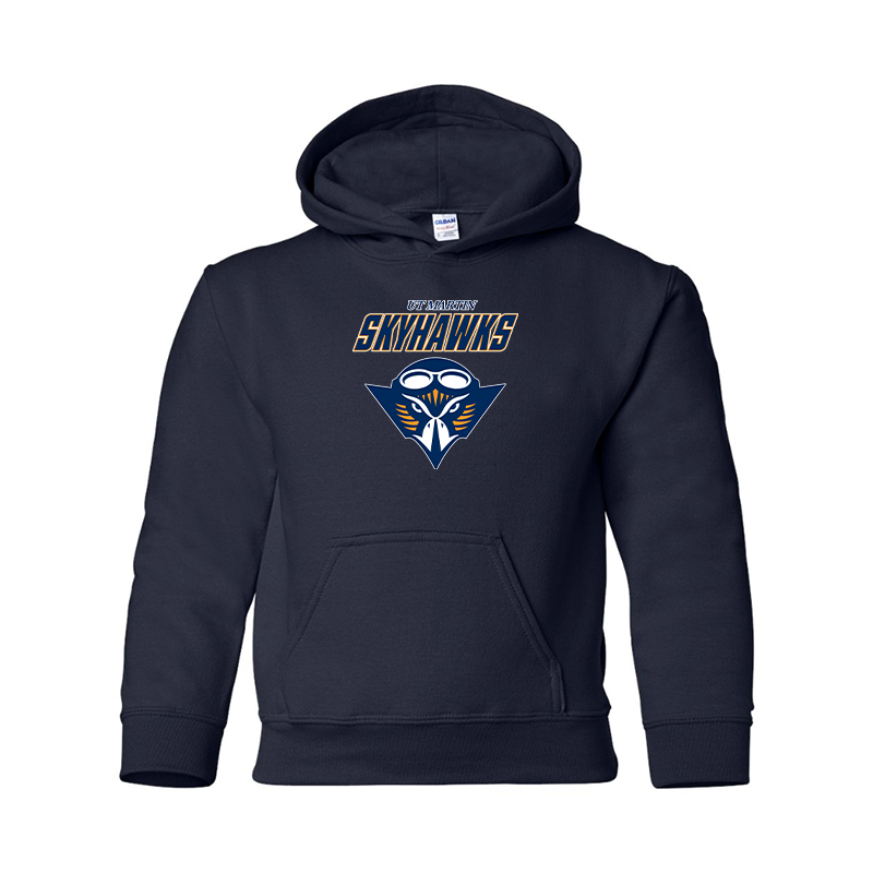 Youth Tennessee Martin Skyhawks Gildan Heavy Blend  Hooded Sweatshirt