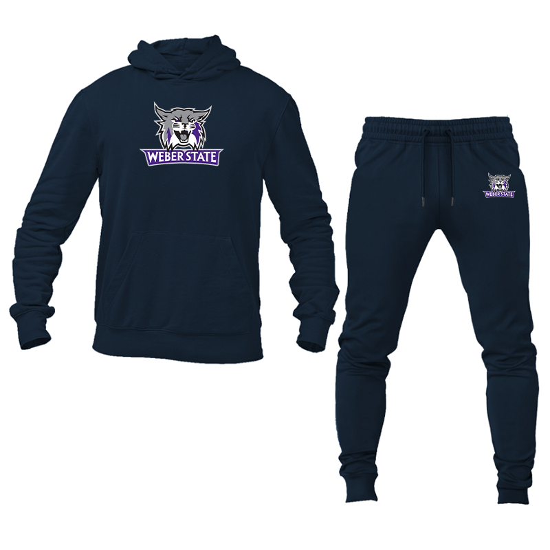 Men's Weber State Wildcats Hoodie Joggers Set