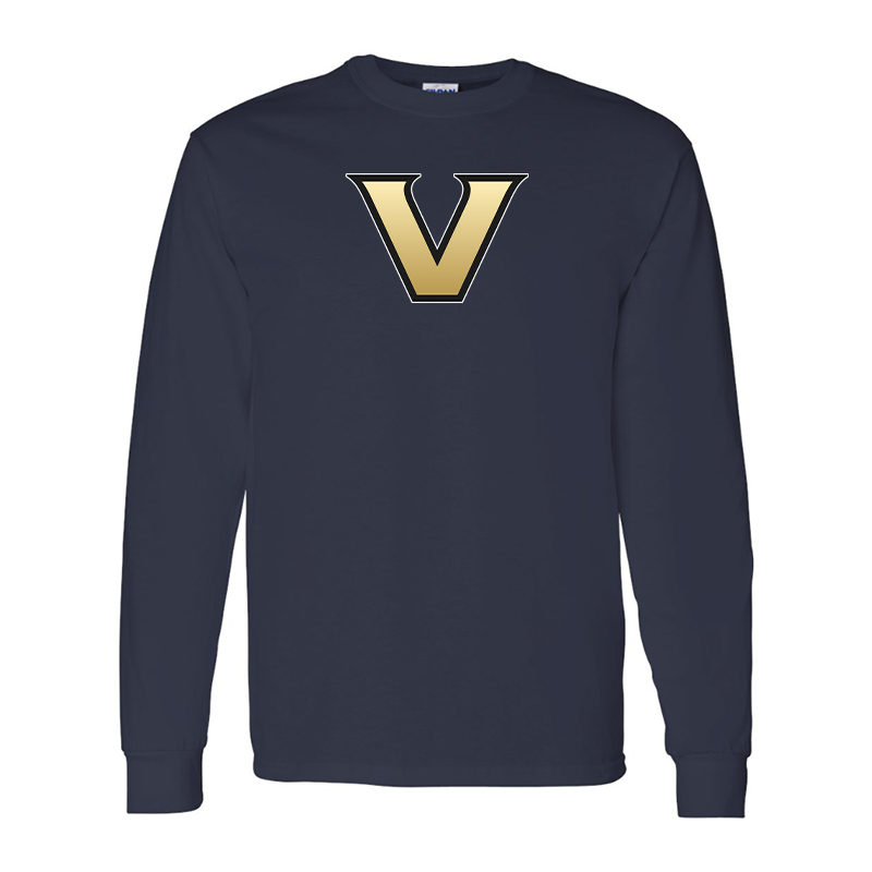Men's Vanderbilt Commodores Gildan Heavy Cotton Long Sleeve T-Shirt