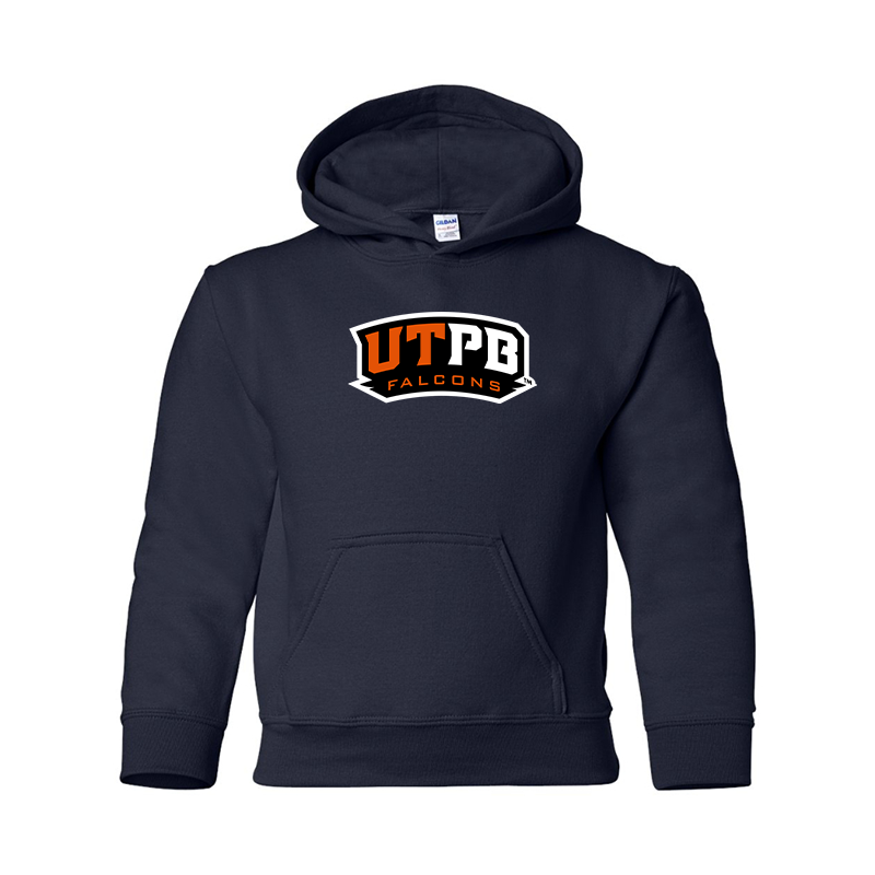 Youth UTPB Falcons Gildan Heavy Blend  Hooded Sweatshirt