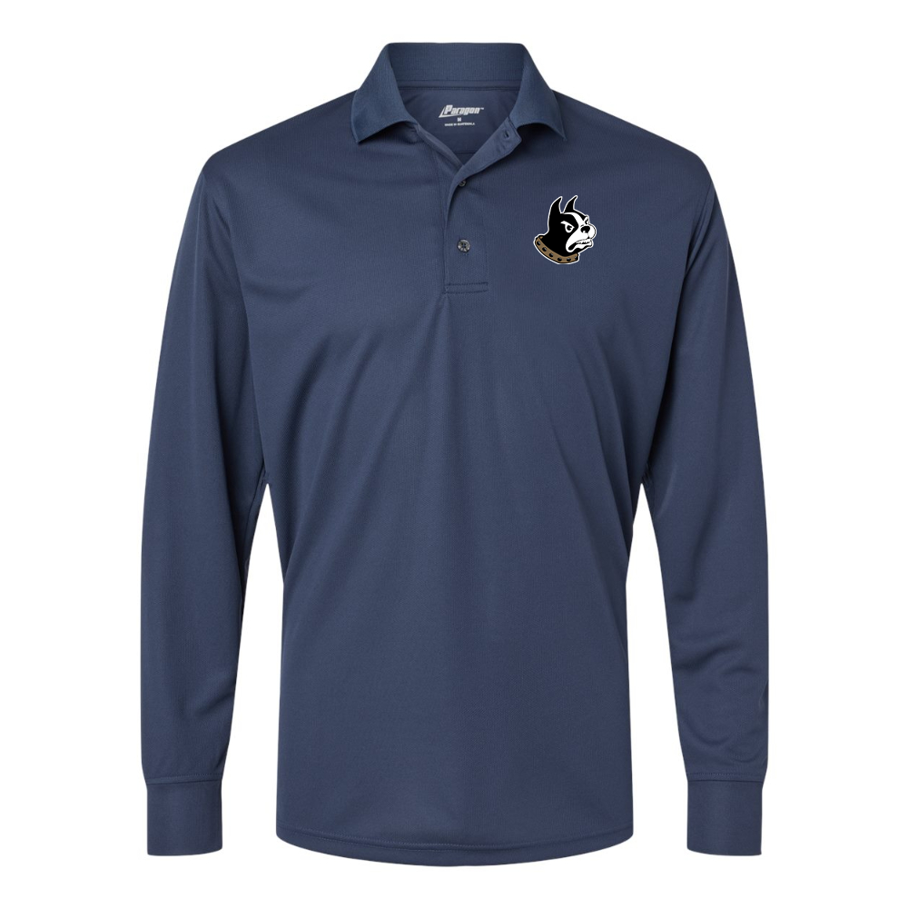 Men's Wofford Terriers  Paragon Prescott Long Sleeve Polo