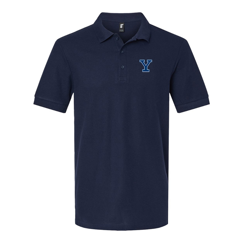 Men's Yale Bulldogs Gildan Hammer Pique Polo