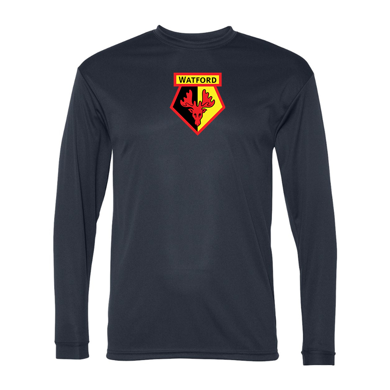 Men's Watford Soccer Performance Long Sleeve T-Shirt