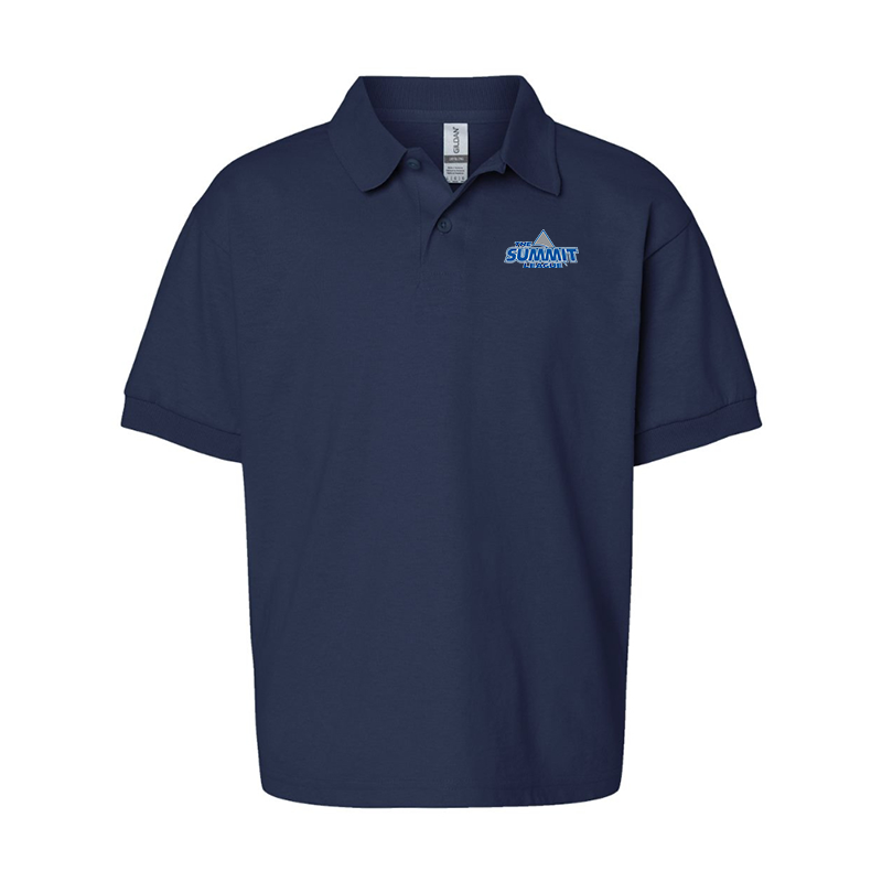 Youth The Summit League Gildan Dry Blend Jersey Polo