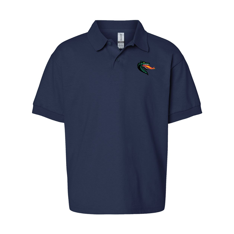 Youth UAB Blazers Gildan Dry Blend Jersey Polo