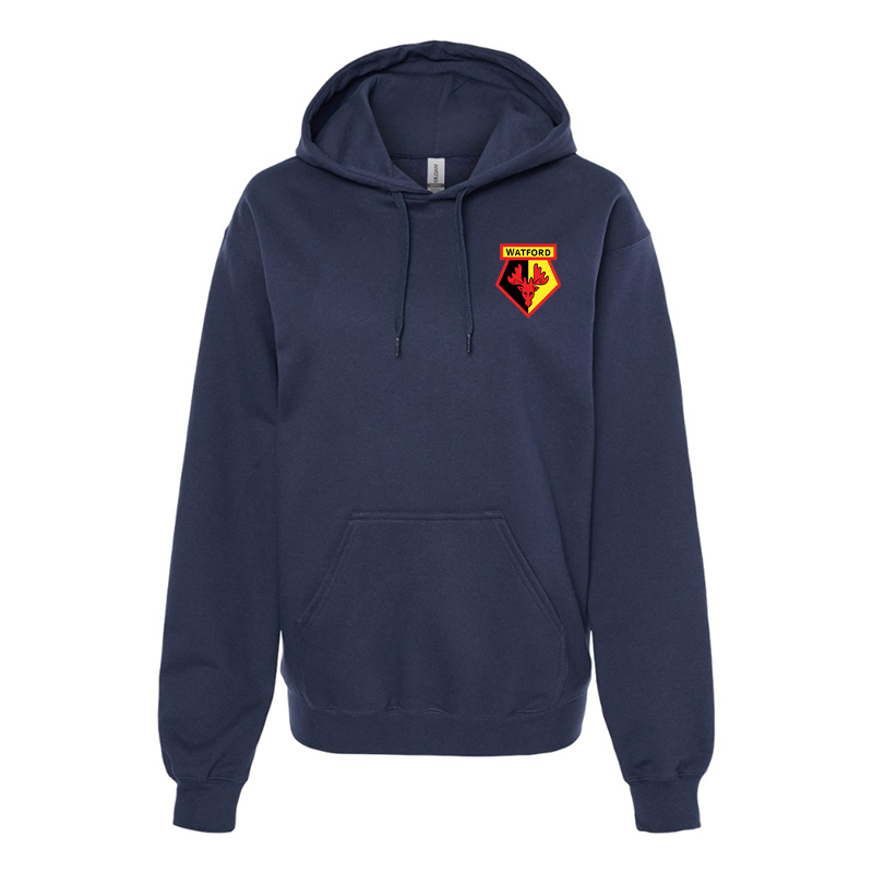 Men's Watford Soccer  Softstyle Midweight Hooded Sweatshirt