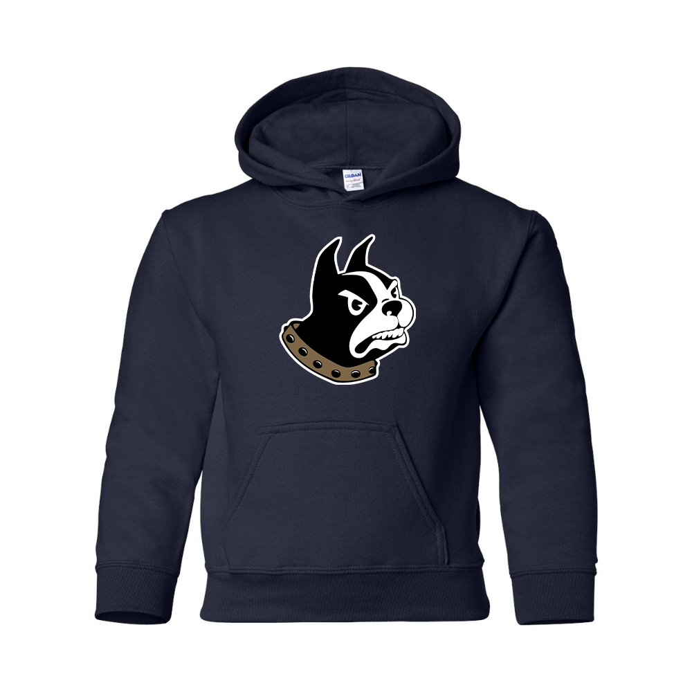 Youth Wofford Terriers Gildan Heavy Blend  Hooded Sweatshirt