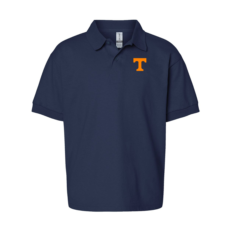 Youth Tennessee Volunteers Gildan Dry Blend Jersey Polo
