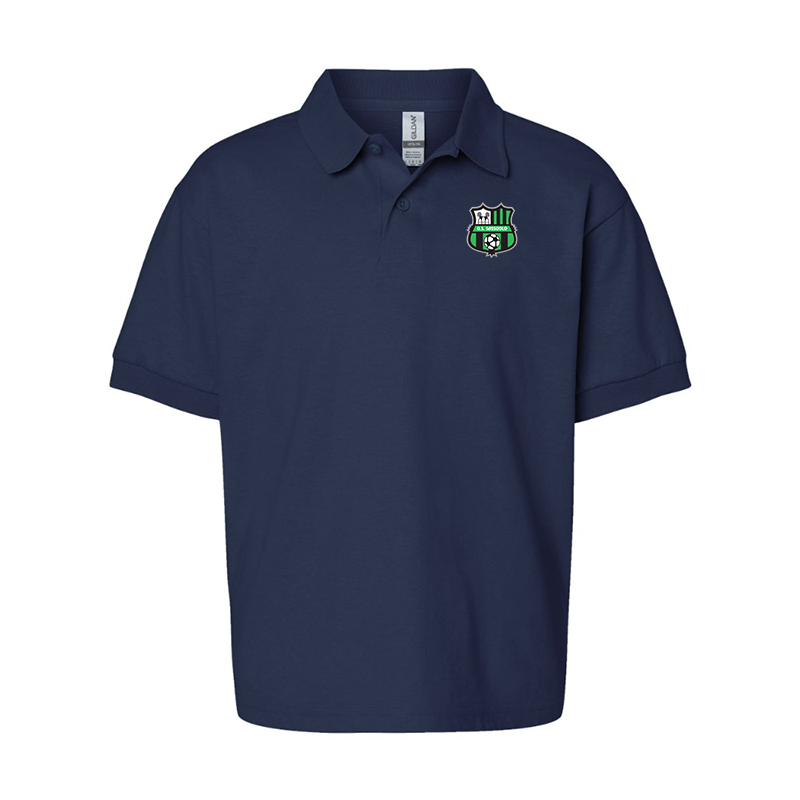 Youth U.S. Sassuolo Soccer Gildan Dry Blend Jersey Polo