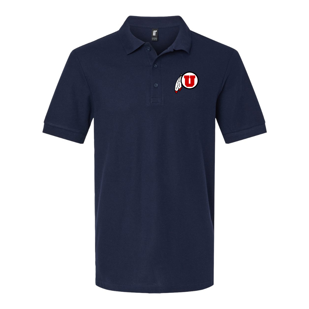 Men's Utah Utes Gildan Hammer Pique Polo