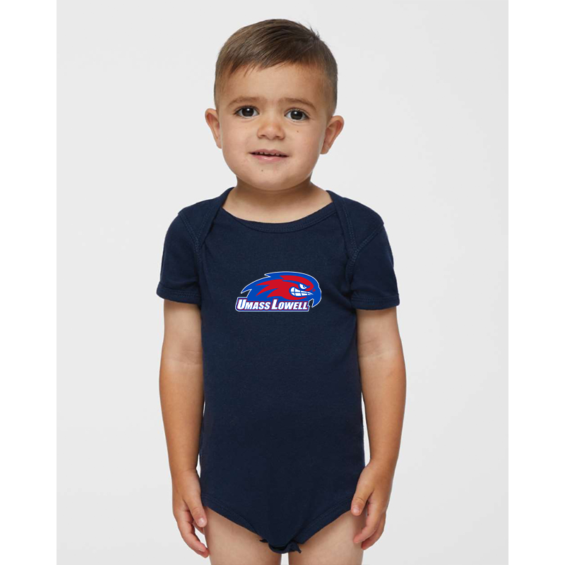 UMass Lowell River Hawks Rabbit Skins Infant Baby Rib Bodysuit