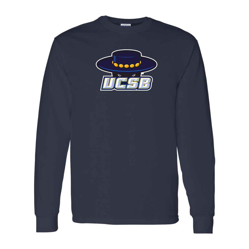 Men's UCSB Gauchos Gildan Heavy Cotton Long Sleeve T-Shirt