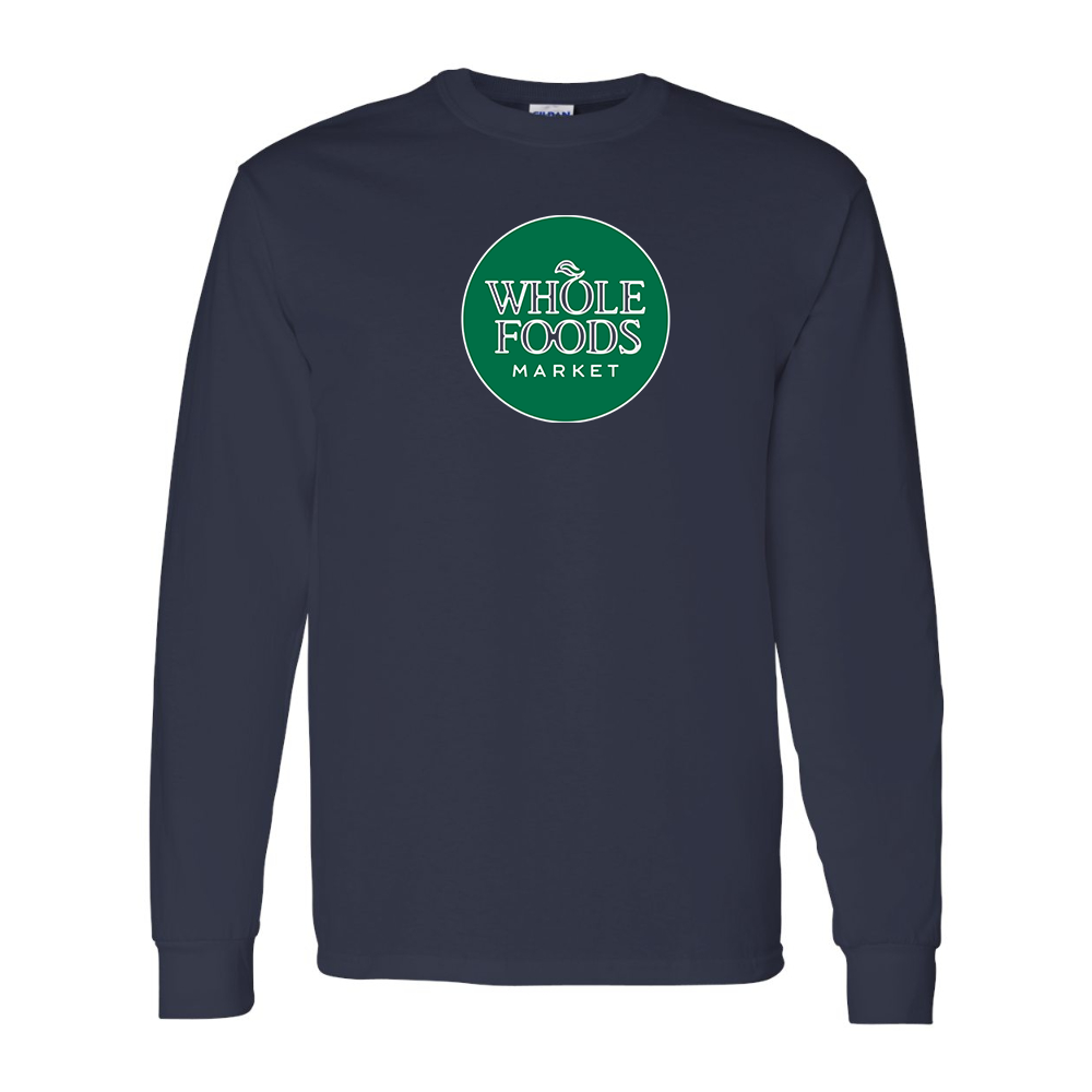 Men's Whole Foods Market Gildan Heavy Cotton Long Sleeve T-Shirt