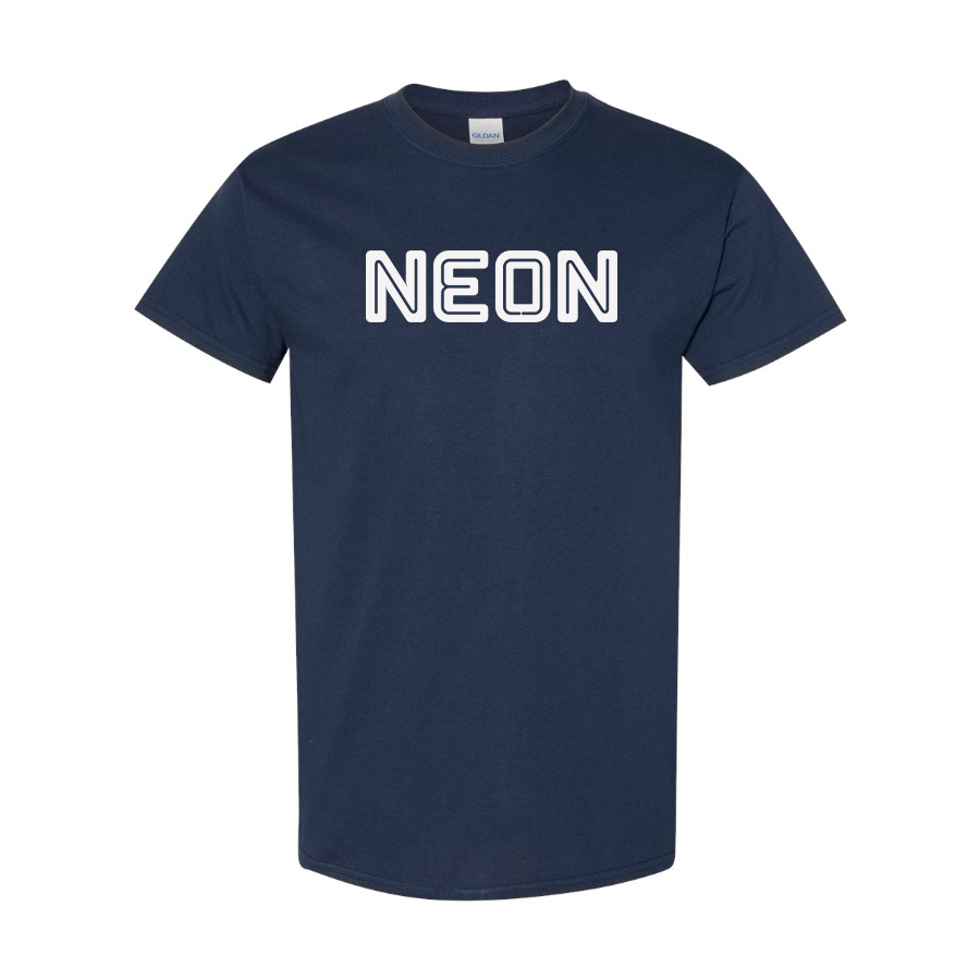 Men's  Neon Logo Cotton T-Shirt