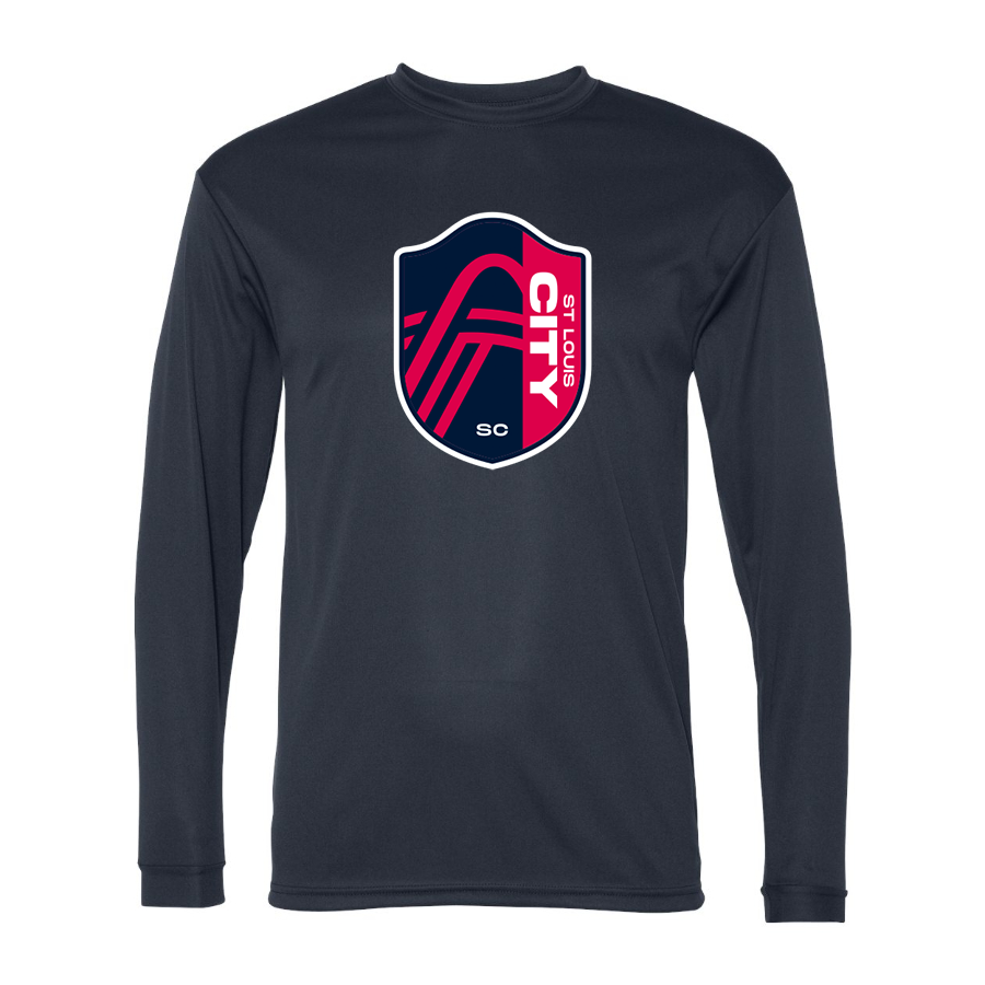 Men's St. Louis City Soccer Performance Long Sleeve T-Shirt