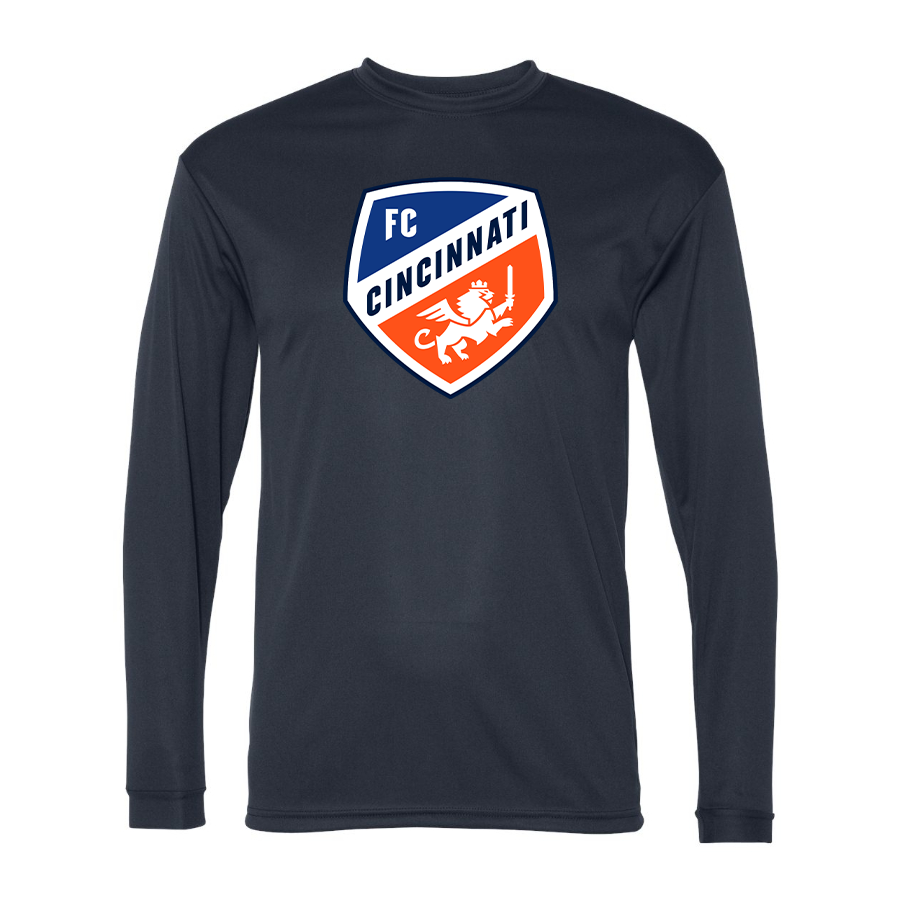 Men's  FC Cincinnati Polyester Long Sleeve T-Shirt